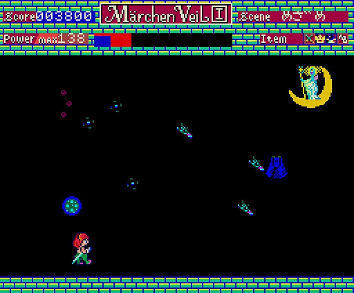 画像ギャラリー No.003のサムネイル画像 / 「メルヘンヴェール(MSX2版)」,プロジェクトEGGで本日配信。1987年にシステムサコムから発売された高難度アクションRPG