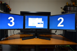 ꡼ No.025Υͥ / XFX֥ɤ3̥ǥץ쥤ɡXFX Triple Display Monitor StandפȤΩƤƤߤ