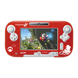 画像集#006のサムネイル/HORI,マリオとルイージがモチーフのWiiリモコン用ハンドルおよびWii U GamePad用デザイン保護カバーを発表。「マリオカート8」に合わせて発売