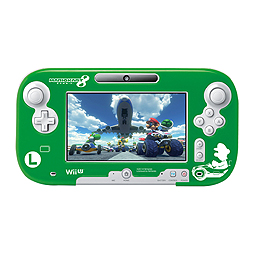 画像集#008のサムネイル/HORI,マリオとルイージがモチーフのWiiリモコン用ハンドルおよびWii U GamePad用デザイン保護カバーを発表。「マリオカート8」に合わせて発売