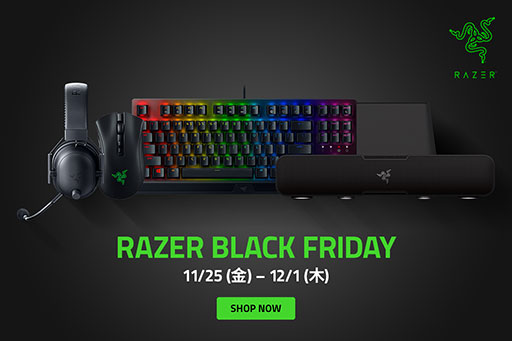 ꡼ No.002Υͥ / RazerǥХ¤ʤRazer Black Fridayפ1125˥ȡRazerPCǯ