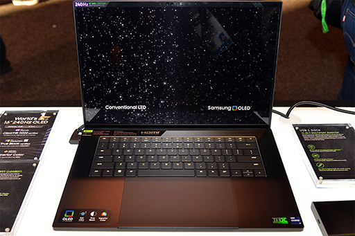 ꡼ No.008Υͥ / Thunderbolt 5ܤΡRazer Blade 18פ4K3̤ǤΥץ쥤ǽˡ CES 2024Razer֡ݡ