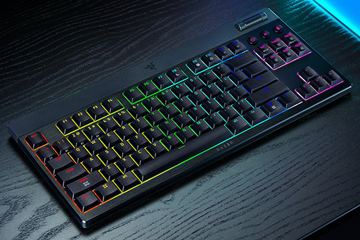 画像ギャラリー No.006のサムネイル画像 / Razerから低背タイプのメカニカルキーボード「BlackWidow V4 Low-Profile HyperSpeed」が9月5日発売。フルキーと10キーレスを用意