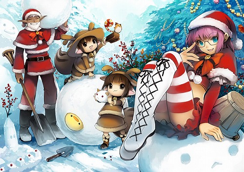 画像ギャラリー No.001のサムネイル画像 / 「グランディア オンライン」みんなで協力して立派なツリーを造ろう