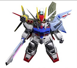 画像集#002のサムネイル/「SDガンダム CFO」換装型の万能機「パーフェクトストライクガンダム」登場
