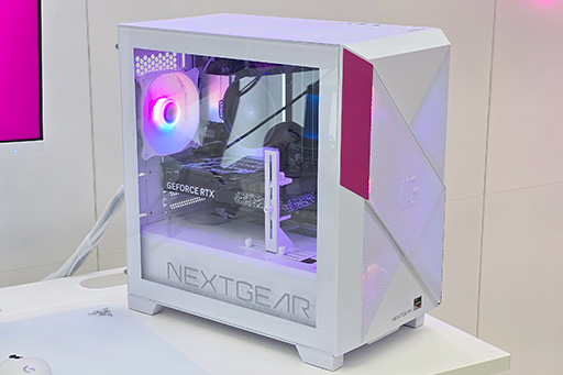 画像ギャラリー No.004のサムネイル画像 / エントリー市場向けゲームPC「NEXTGEAR」がラインナップを一新。デザインと冷却能力にこだわったフルタワー型が加わる