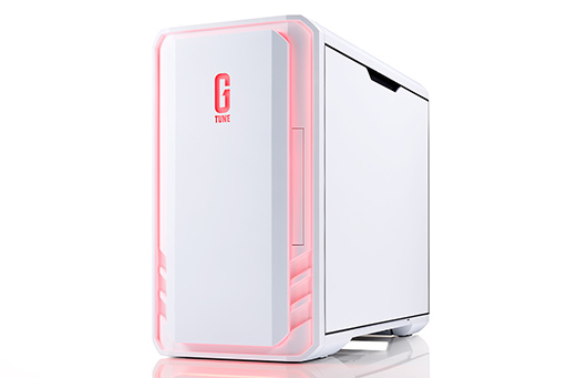 画像ギャラリー No.003のサムネイル画像 / 鮮やかなホワイト筐体の新PCケースを採用するミニタワー型PCがG TUNEから登場