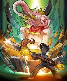 画像ギャラリー No.002のサムネイル画像 / 「ゲットアンプドX」白象アイラーヴァタが使役できる雷の杖を3月14日に発売