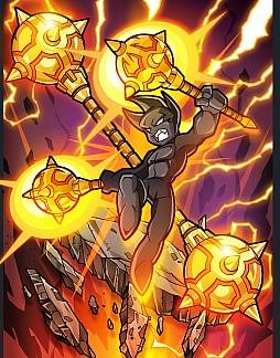 画像ギャラリー No.002のサムネイル画像 / 「ゲットアンプドX」強烈なコンボを叩き出す「ブロントスメイス」が5月16日販売