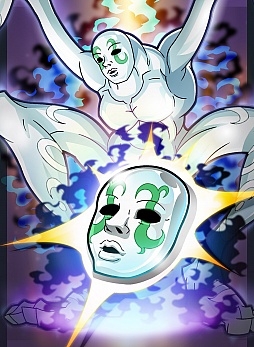 画像ギャラリー No.002のサムネイル画像 / 「ゲットアンプドX」,新アクセサリー「フロレセントフェイス」が5月23日に登場