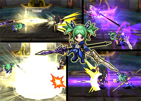 画像ギャラリー No.001のサムネイル画像 / 「ゲットアンプドX」,新装備は光と闇の力をまとった長槍「フェイタルストライフ」