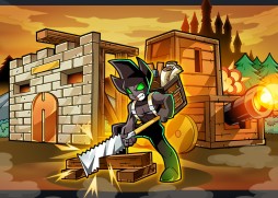 画像ギャラリー No.002のサムネイル画像 / 「ゲットアンプドX」,木材で城壁や兵器を作り出せる「カーペンターキット」が登場