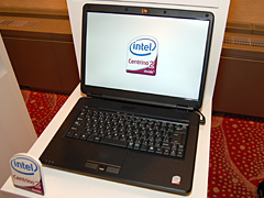 画像集#015のサムネイル/インテルの「Centrino 2」国内発表会に多数のGPU搭載ノートPCが登場
