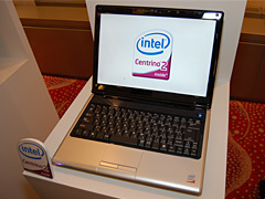 画像集#019のサムネイル/インテルの「Centrino 2」国内発表会に多数のGPU搭載ノートPCが登場