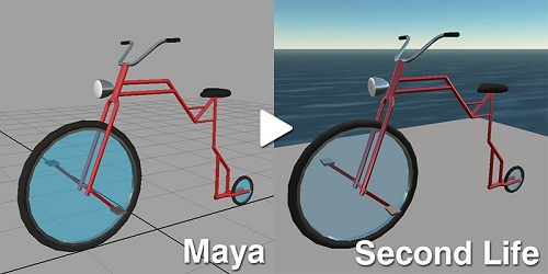 画像集#001のサムネイル/「SecondLife」のためのMaya用プラグイン「SLTk Pro」