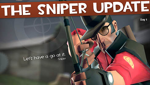 画像集#001のサムネイル/「Team Fortress 2」で,スナイパーの新武器“弓”が公開