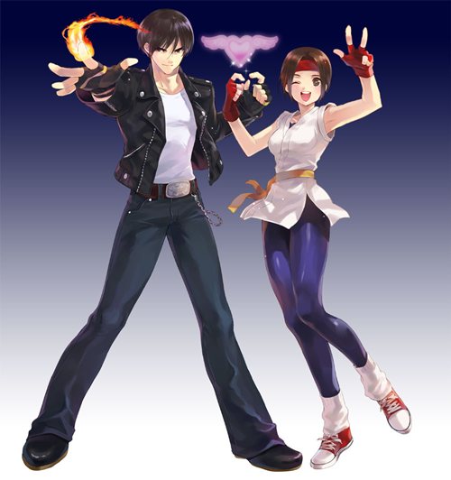 画像ギャラリー No.003のサムネイル画像 / 「ルーセントハート」と「THE KING OF FIGHTERS XIII」が6月23日よりコラボレーション。特設サイトで限定描き下ろし壁紙の配信開始