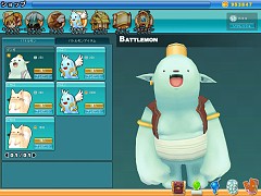 画像集#002のサムネイル/「ファンタテニス」新バトルモン「ブンガ」追加,プティ用ラケットも