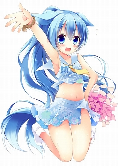 画像集#001のサムネイル/「桃色大戦ぱいろん」,狛犬の化身「阿行」「吽行」のチアガールVerが登場