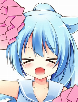 画像集#002のサムネイル/「桃色大戦ぱいろん」,狛犬の化身「阿行」「吽行」のチアガールVerが登場