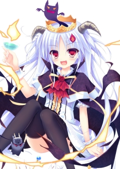 画像ギャラリー No.001のサムネイル画像 / 「桃色大戦ぱいろん+」,炎の精霊を操る悪魔「鈴木さん(悪魔の宴ver)」登場