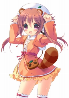 画像ギャラリー No.001のサムネイル画像 / 「桃色大戦ぱいろん+」,化け術で人間になった狸「文福オキヌ」が新たに登場