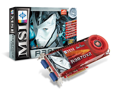 画像集#001のサムネイル/MSI,クロックアップ版のATI Radeon HD 3870 X2カードを発売