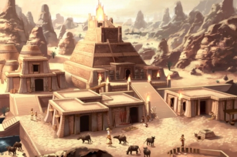 画像ギャラリー No.003のサムネイル画像 / 「Ys SEVEN」,新パーティキャラのムスタファ/マイシェラと“五氏族の里”から「セグラムの里」「カイロスの里」を紹介