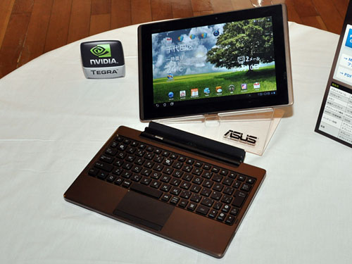 画像ギャラリー No.005のサムネイル画像 / 着脱式キーボード採用のASUS製Androidタブレット「Eee Pad Transformer」,6月25日に5万9800円で発売決定