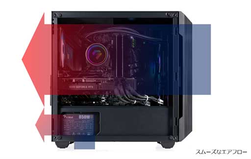 画像ギャラリー No.003のサムネイル画像 / ミニタワーゲームPC「G-GEAR Aim」に第13世代Core搭載モデル登場