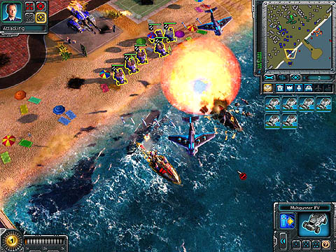 画像集#008のサムネイル/やたらパワーアップして帰ってきた「C&C:Red Alert 3」のレビューを掲載