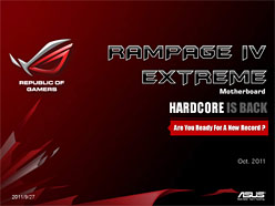 画像ギャラリー No.002のサムネイル画像 / 「Sandy Bridge-E」はまもなく登場? ゲーマー向けX79マザーボード「Rampage IV Extreme」を写真で見る