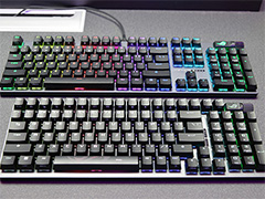 新型キースイッチを採用した“96%”キーボードや「ケーブルが見えないPC」などユニークな製品をASUSが披露