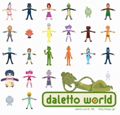 画像集#002のサムネイル/「ダレットワールド」が4月1日にオープン。有料アバターが無料で手に入るキャンペーンも