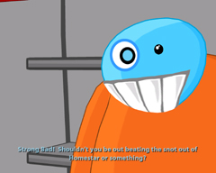 画像集#005のサムネイル/ドタバタコメディー「Strong Bad’s Cool Game for Attractive People Episode 1:Homestar Ruiner」のデモ版をUp