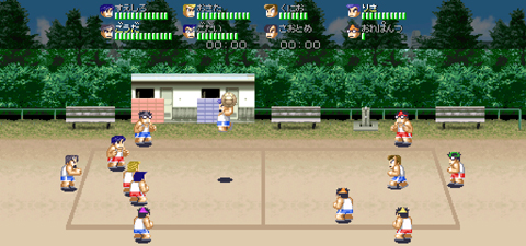 画像集#001のサムネイル/ショックウェーブ,「ダウンタウン ドッジボールだよ全員集合!!」の体験版を配信開始