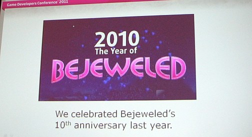 ꡼ No.002Υͥ / GDC 2011ϥ奢륲ͺPopCap GamesBejeweledפǤޤǡǥҥåΥѥ륲ϡɤΤ褦ˤƺ줿Τ