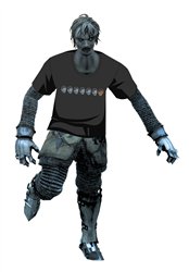 画像ギャラリー No.005のサムネイル画像 / 「アンデッドナイツ」ゾンビグッズ専門店共同でコラボTシャツを販売