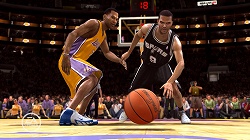 画像集#014のサムネイル/本場NBAのデータが毎日更新される! エレクトロニック・アーツ,「NBAライブ09」を本日発売