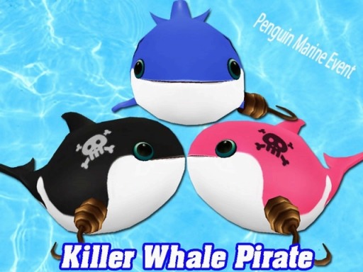 画像ギャラリー No.010のサムネイル画像 / 「MILU」ペンギンマリーンイベントの2週目を実施。限定ペット「海賊シャチ」が登場