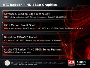 ꡼ No.006Υͥ / AMDHD 5800꡼β̥ǥATI Radeon HD 5830פȯɽ1120SP