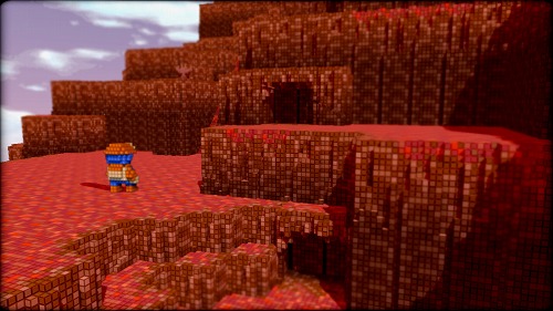 画像ギャラリー No.014のサムネイル画像 / キャラエディットも可能!「3Dドットゲームヒーローズ」新情報。スペランカーも正式参戦