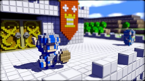 画像ギャラリー No.001のサムネイル画像 / 女性主人公も登場!「3Dドットゲームヒーローズ」,多彩な武器や巨大ボスなど最新情報が公開