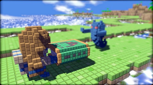 画像ギャラリー No.007のサムネイル画像 / 女性主人公も登場!「3Dドットゲームヒーローズ」,多彩な武器や巨大ボスなど最新情報が公開