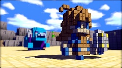 画像ギャラリー No.009のサムネイル画像 / 女性主人公も登場!「3Dドットゲームヒーローズ」,多彩な武器や巨大ボスなど最新情報が公開