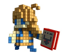 画像ギャラリー No.026のサムネイル画像 / 女性主人公も登場!「3Dドットゲームヒーローズ」,多彩な武器や巨大ボスなど最新情報が公開