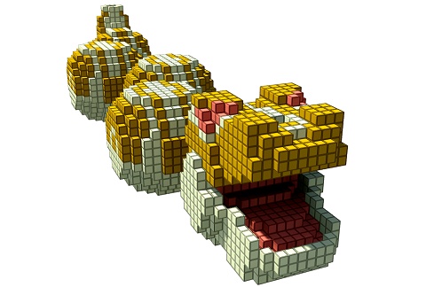 画像ギャラリー No.027のサムネイル画像 / 女性主人公も登場!「3Dドットゲームヒーローズ」,多彩な武器や巨大ボスなど最新情報が公開