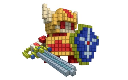 画像ギャラリー No.014のサムネイル画像 / いきなり最強キャラでプレイできる“いにしえの勇者”が登場! 「3Dドットゲームヒーローズ」,ワールドマップやシェーダー魔法の情報も明らかに