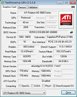 ꡼ No.019Υͥ / ATI Radeon HD 5670ץӥ塼99ɥDirectX 11бGPU®Τ