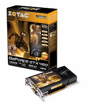 画像ギャラリー No.005のサムネイル画像 / 1GB&768MB。リファレンス仕様のZOTAC製GTX 460カードが発売